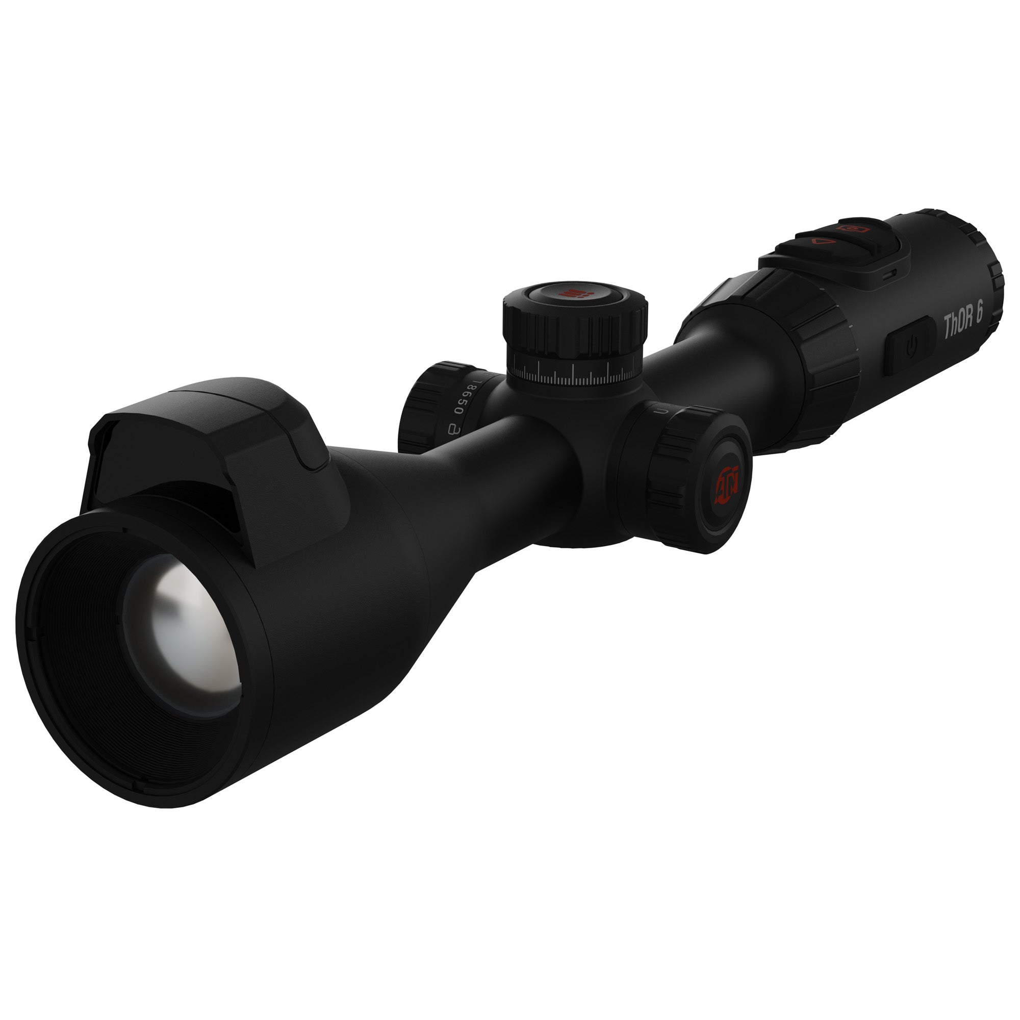 ATN Corp ThOR 6 Elite Thermal Optic with Laser Rangefinder – 2-16X, 35mm Objective, Black