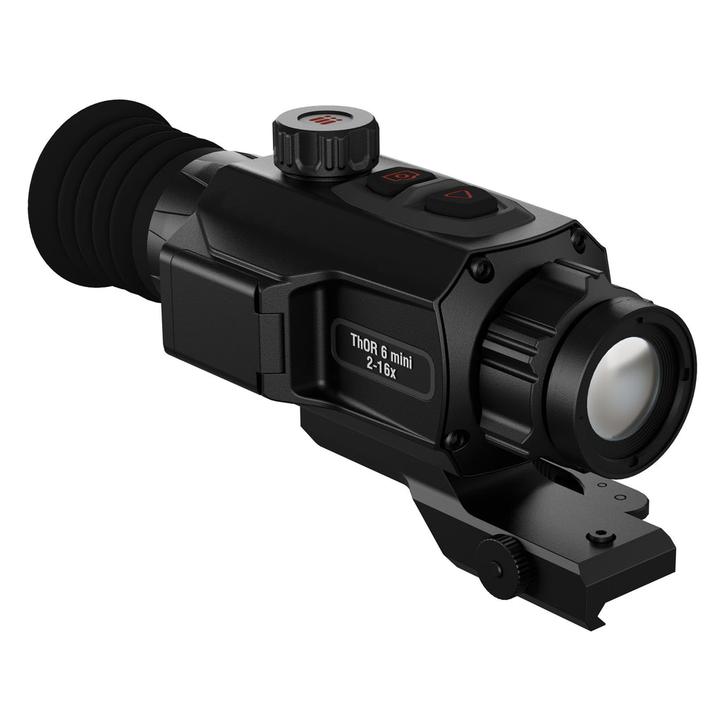 ATN Corp ThOR 6 Mini Thermal Scope 2-16X with 15mm Objective and Multi-Reticle System