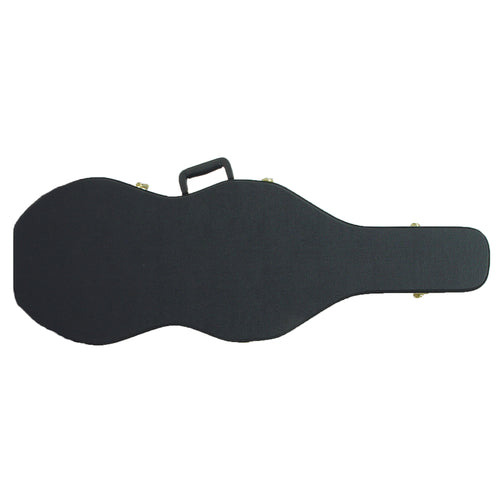 Auto Ordnance T30 Violin Rifle Case - Vinyl Coated Presswood with Gold Hardware and Keyed Lock, Black
