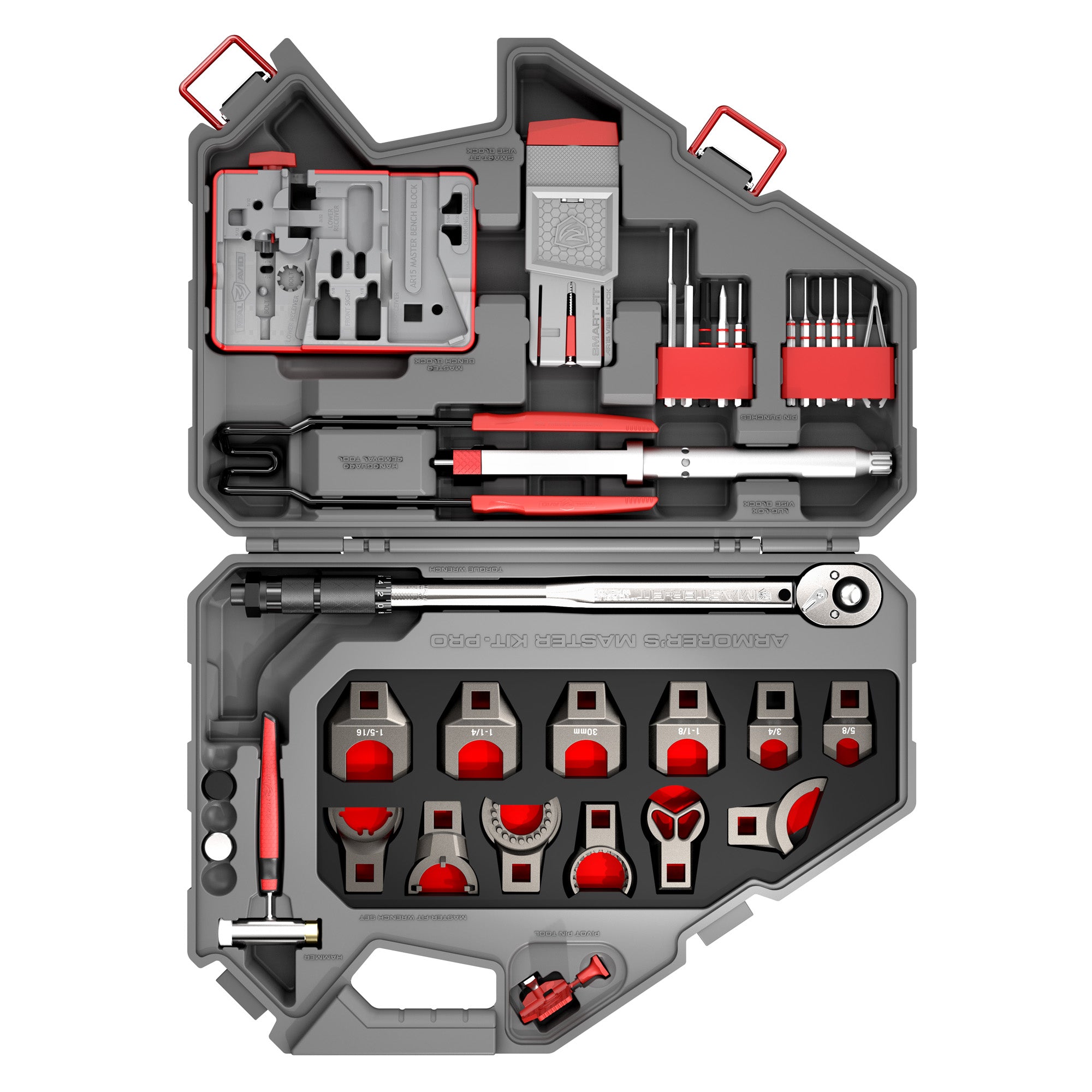 Real Avid Master Armorer's Kit for AR-15 - Complete Gun Maintenance Tools in Professional Case