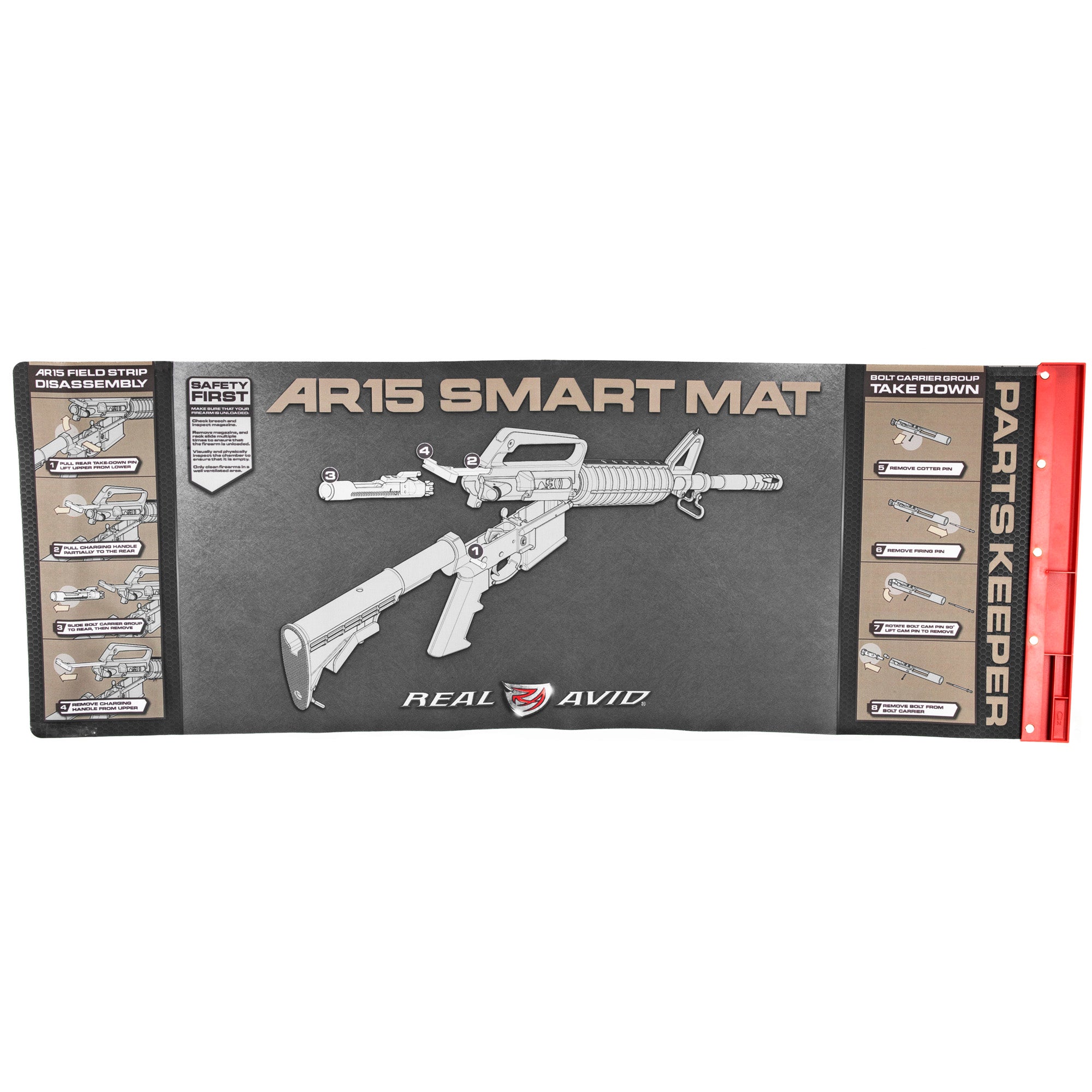 Real Avid AR15 Smart Mat - Multi-Purpose Gun Cleaning and Maintenance Mat