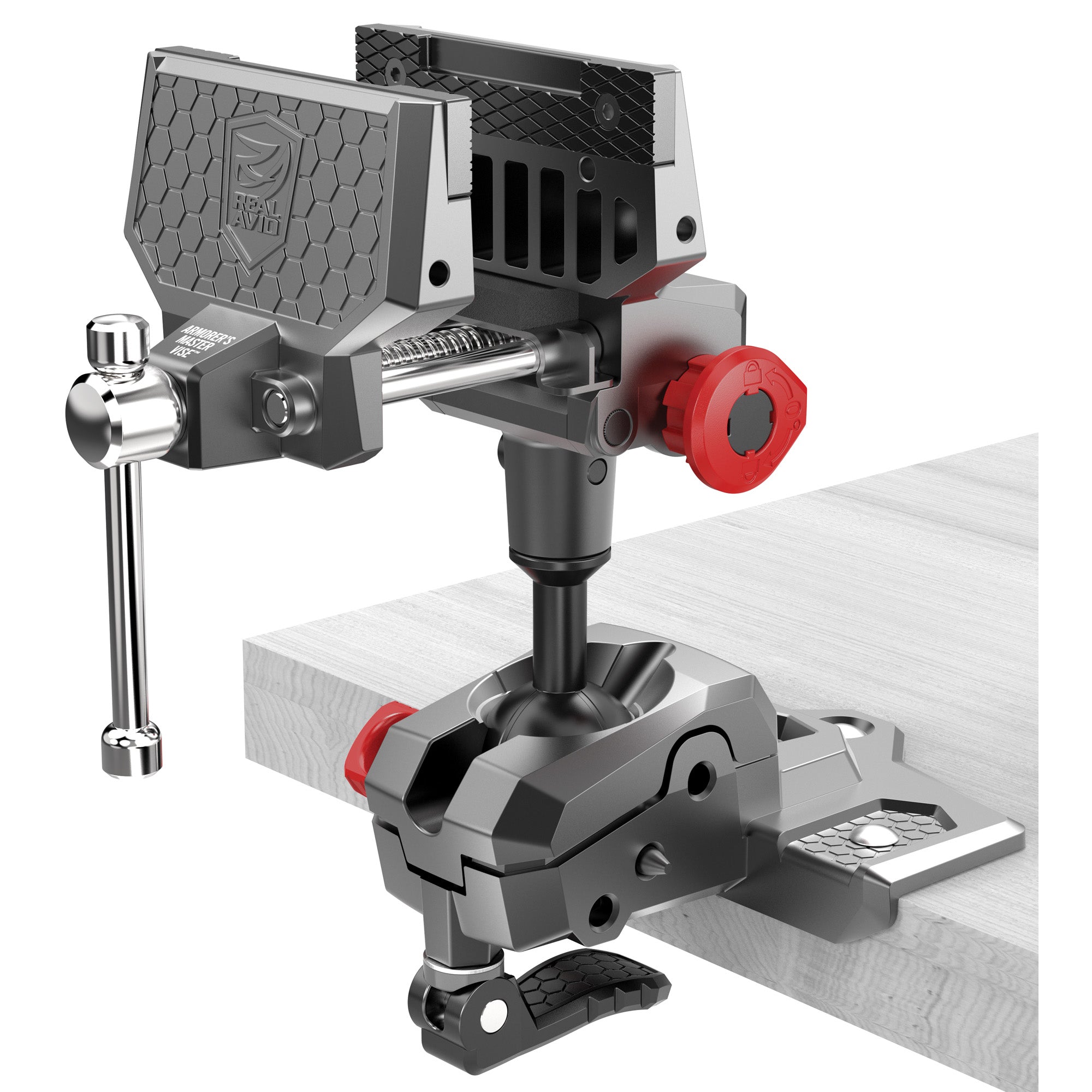 Real Avid Master Gun Vise AVARAMV - Heavy-Duty Bench Vise for Guns and Gun Tools
