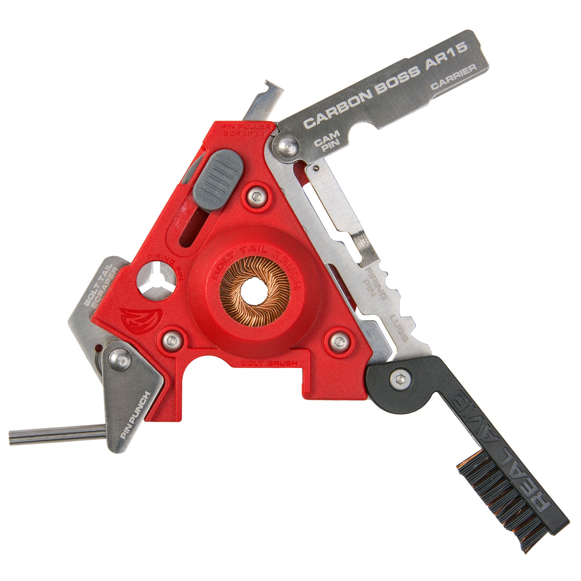 Real Avid Carbon Boss AR-15 Multi-Tool with 12 Precision Surfaces and Detailing Features
