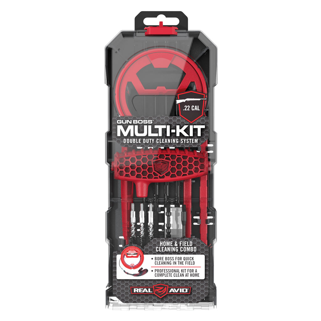 Real Avid Gun Boss Multi-Kit for .22 Caliber - Versatile Gun Cleaning Solution