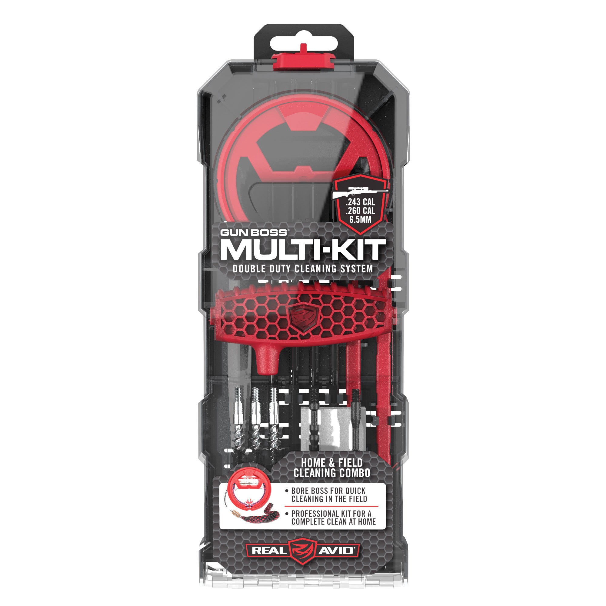 Real Avid Gun Boss Multi-Kit 243/6.5 – Versatile Gun Cleaning System