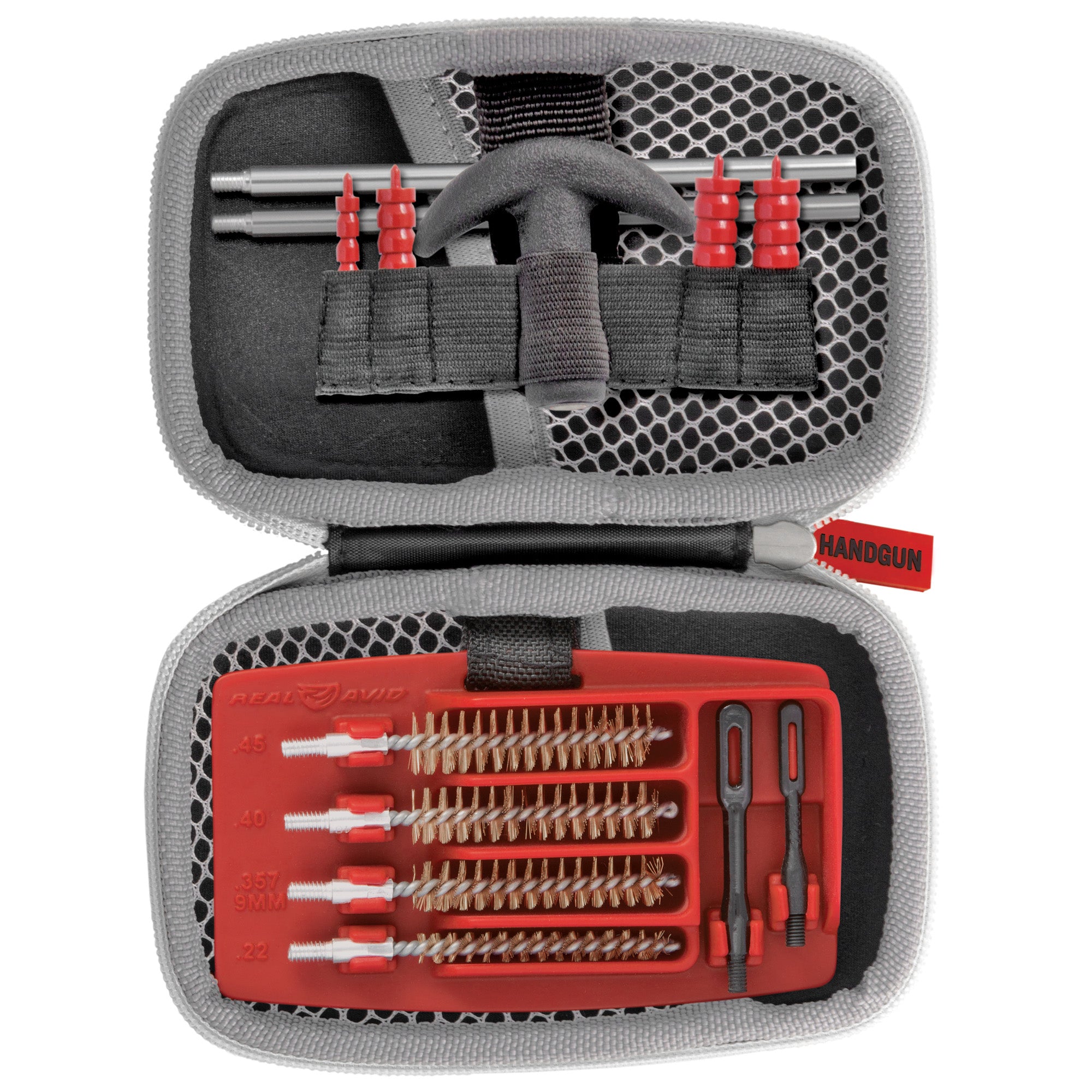 Real Avid Gun Boss Handgun Cleaning Kit - Model AVGCK310-P with Complete Bore Cleaning System