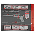Real Avid Glock Smart Mat – Gun Cleaning Mat with Parts Tray and Non-Slip Surface