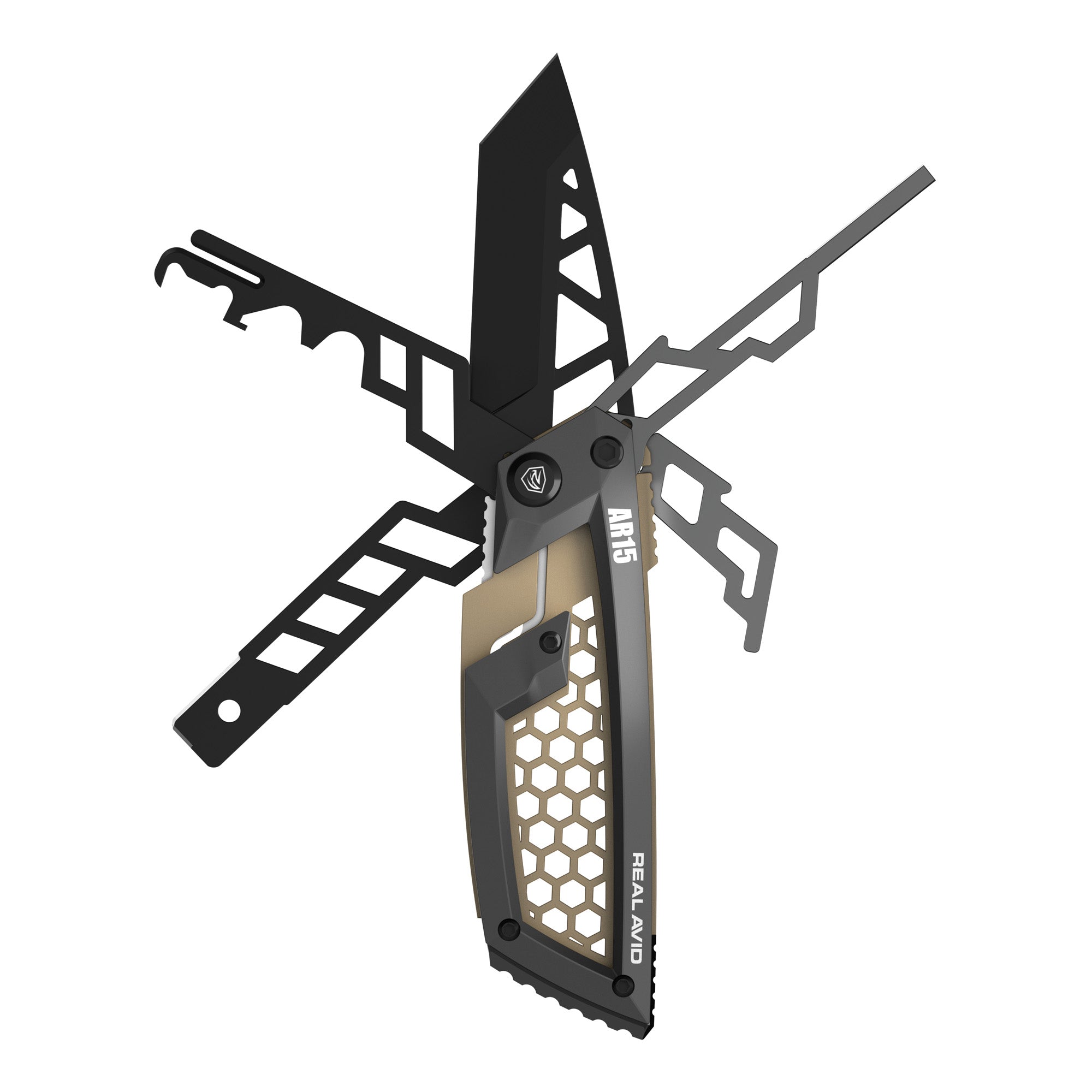 Real Avid Gun Tool Edge AR15 Multi-Tool with Ergonomic Design and Enhanced Functionality