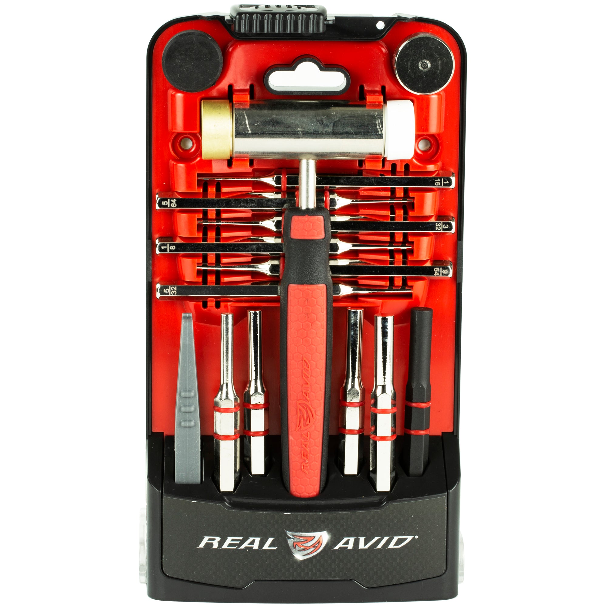 Real Avid AVHPS Accu-Punch Hammer & Punch Set with Stand-Up Case