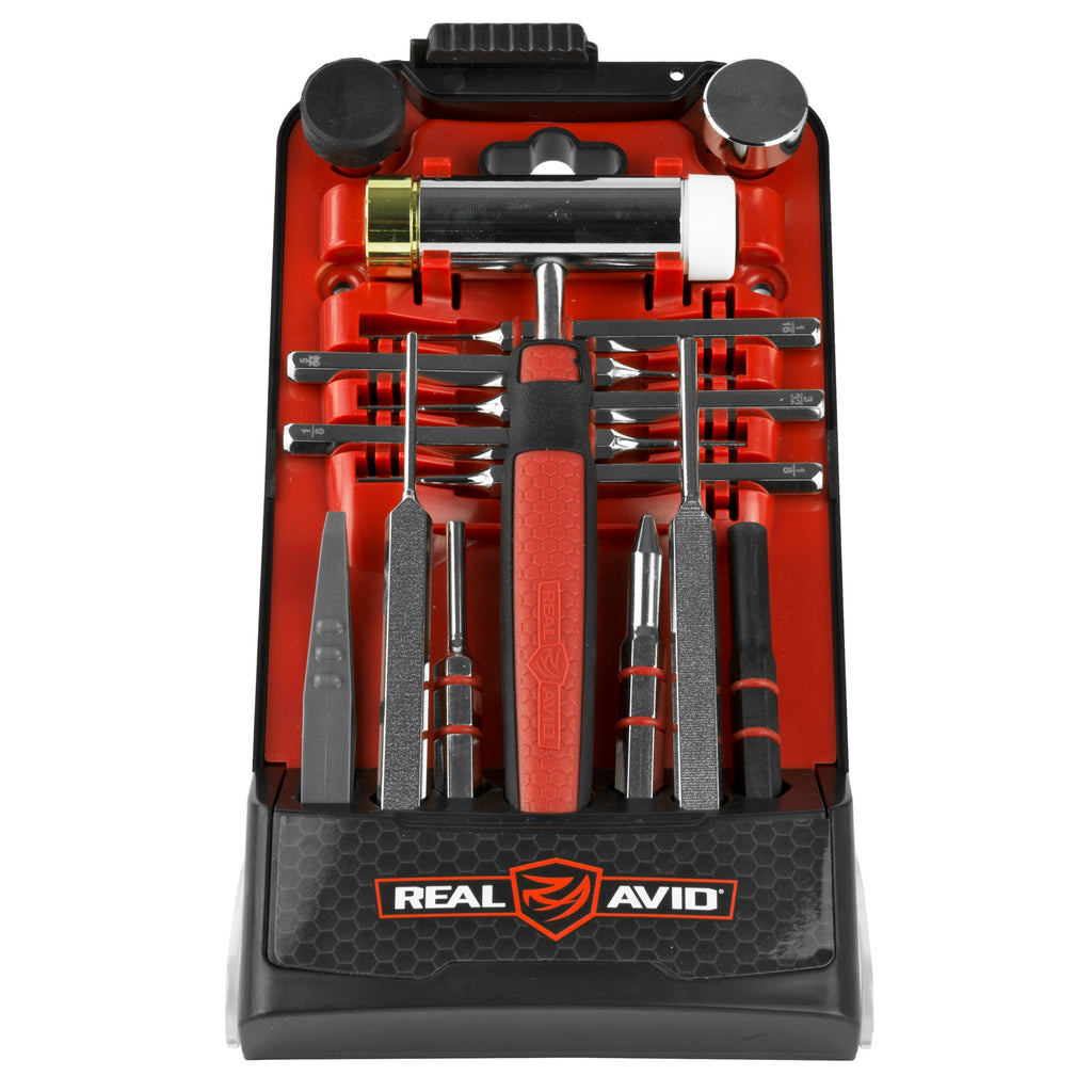 Real Avid Accu-Punch Hammer & AR15 Pin Punch Kit - Precision Tool Set for AR-15 Maintenance