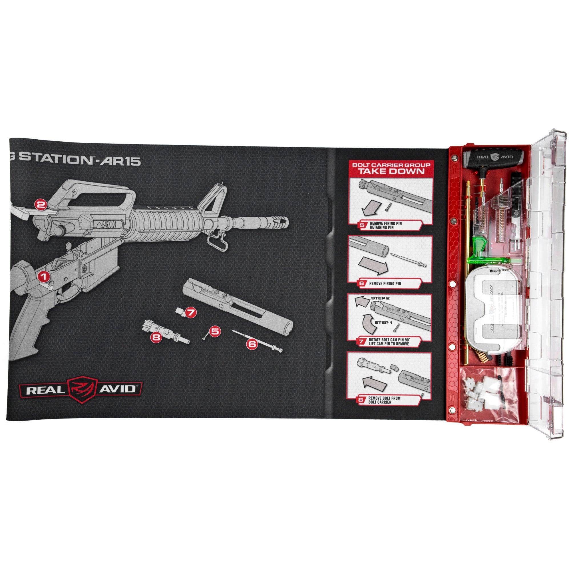 Real Avid Master Cleaning Station AR15 Cleaning Kit - Model AVMCS-AR