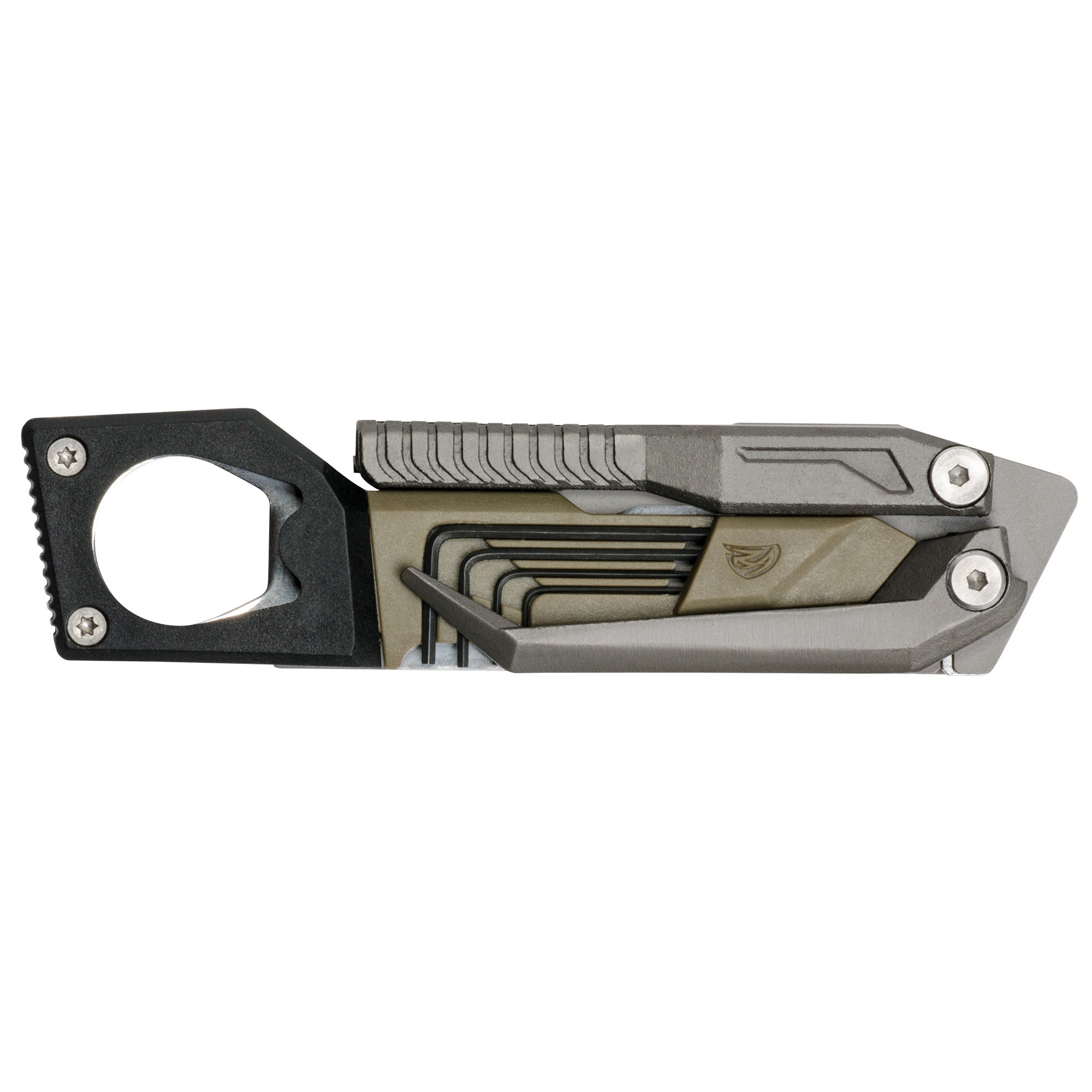 Real Avid The Pistol Tool - Flat Dark Earth Multi-Tool with 19 Precision Tools