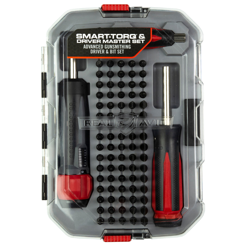 Real Avid Smart Torq & Driver 83-Piece Kit for Precision Gun and Optics Mounting
