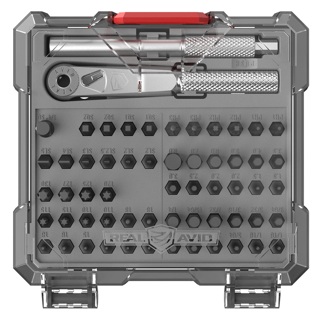 Real Avid X3 Driver 57-Piece Bit Set - Precision and Versatility in Compact Design