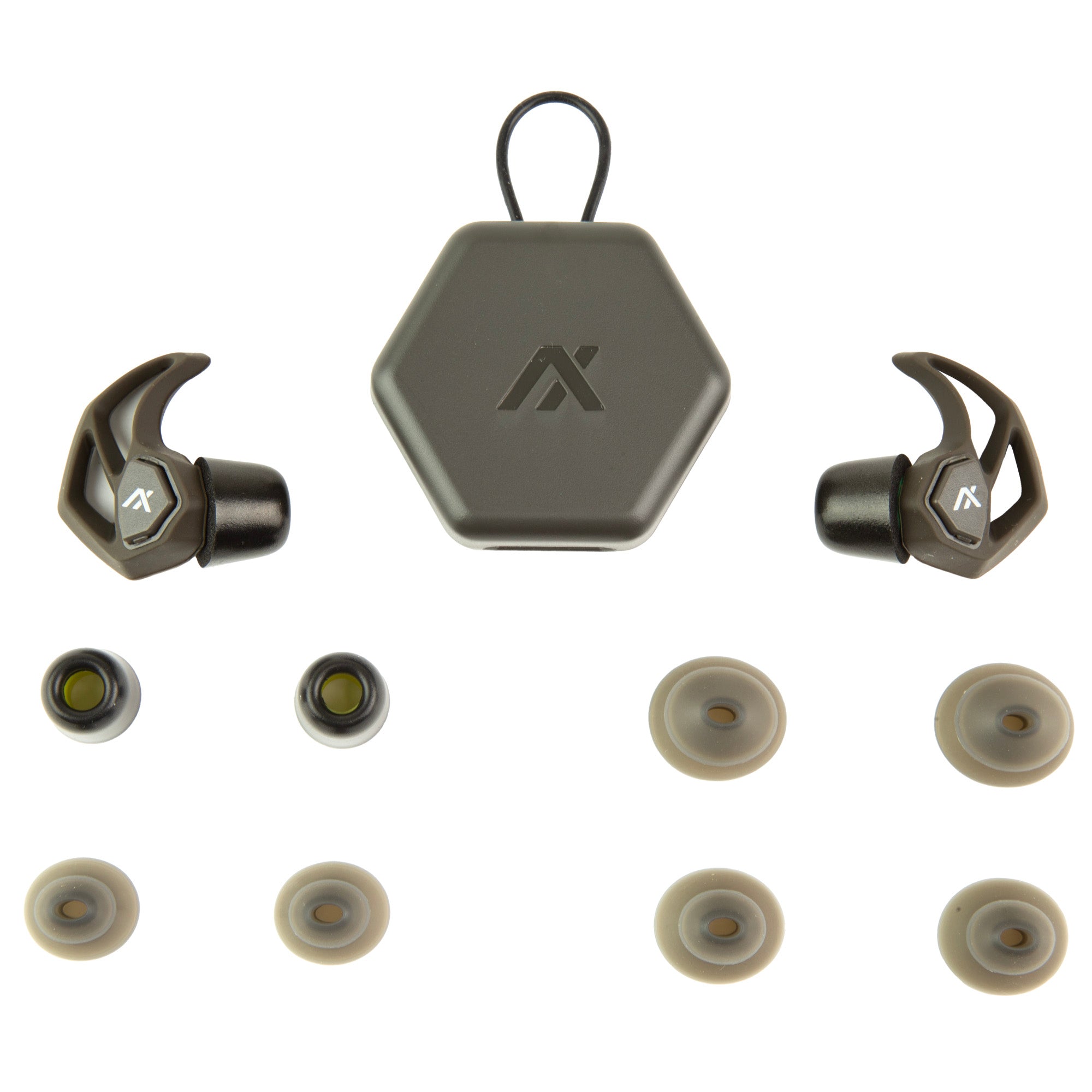 AXIL X30i Earplugs in Black with Dynamic Mesh Filtering System