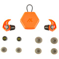 AXIL X30i Blaze Orange Ear Plugs – Dynamic Hearing Protection with Open and Closed Modes