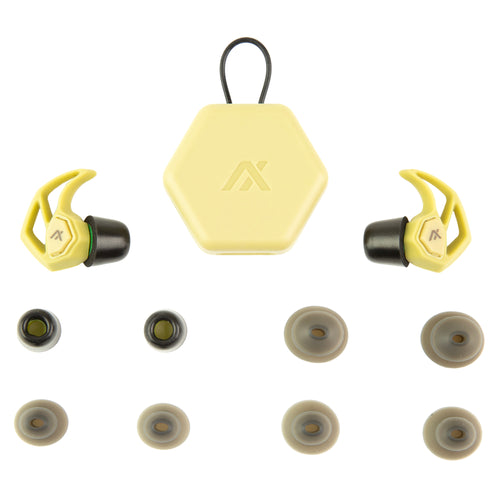 AXIL X30i Earplugs Desert Tan - Versatile Hearing Protection with Open and Closed Modes