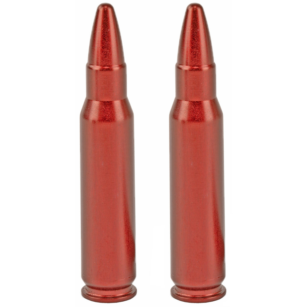 A-Zoom 12228 .308 Winchester Snap Caps - Red Aluminum Training Rounds (2 Pack)