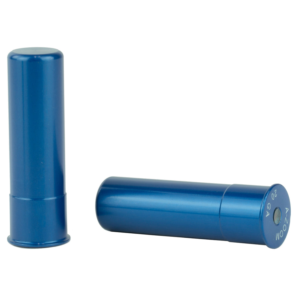 A-Zoom 20 Gauge Snap Caps - Blue Aluminum Training & Decocking Rounds (5 Pack)