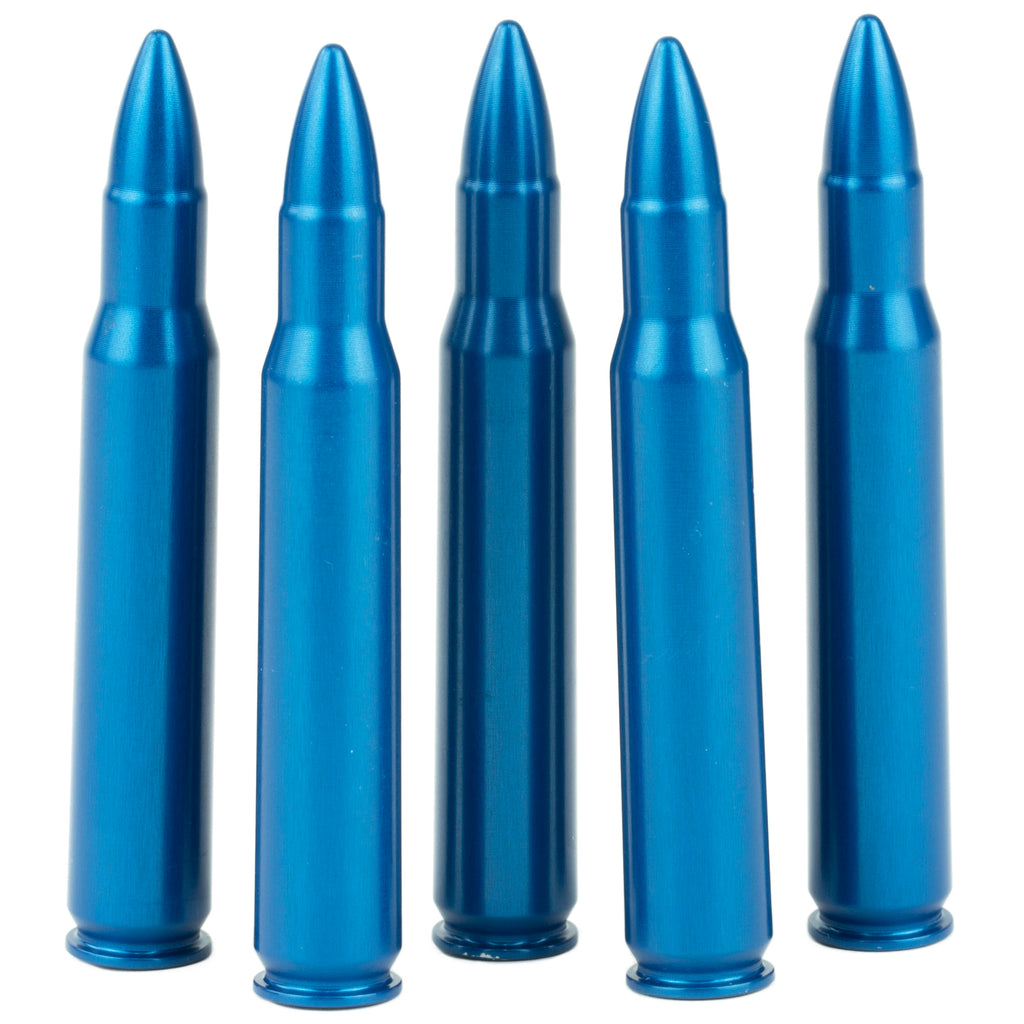 A-Zoom 30-06 Springfield Snap Caps - Blue Aluminum Training Rounds, 5 Pack