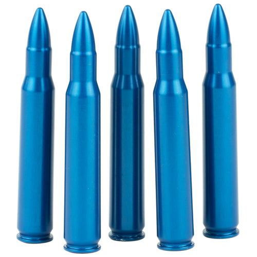 A-Zoom 30-06 Springfield Snap Caps - Blue Aluminum Training Rounds, 5 Pack