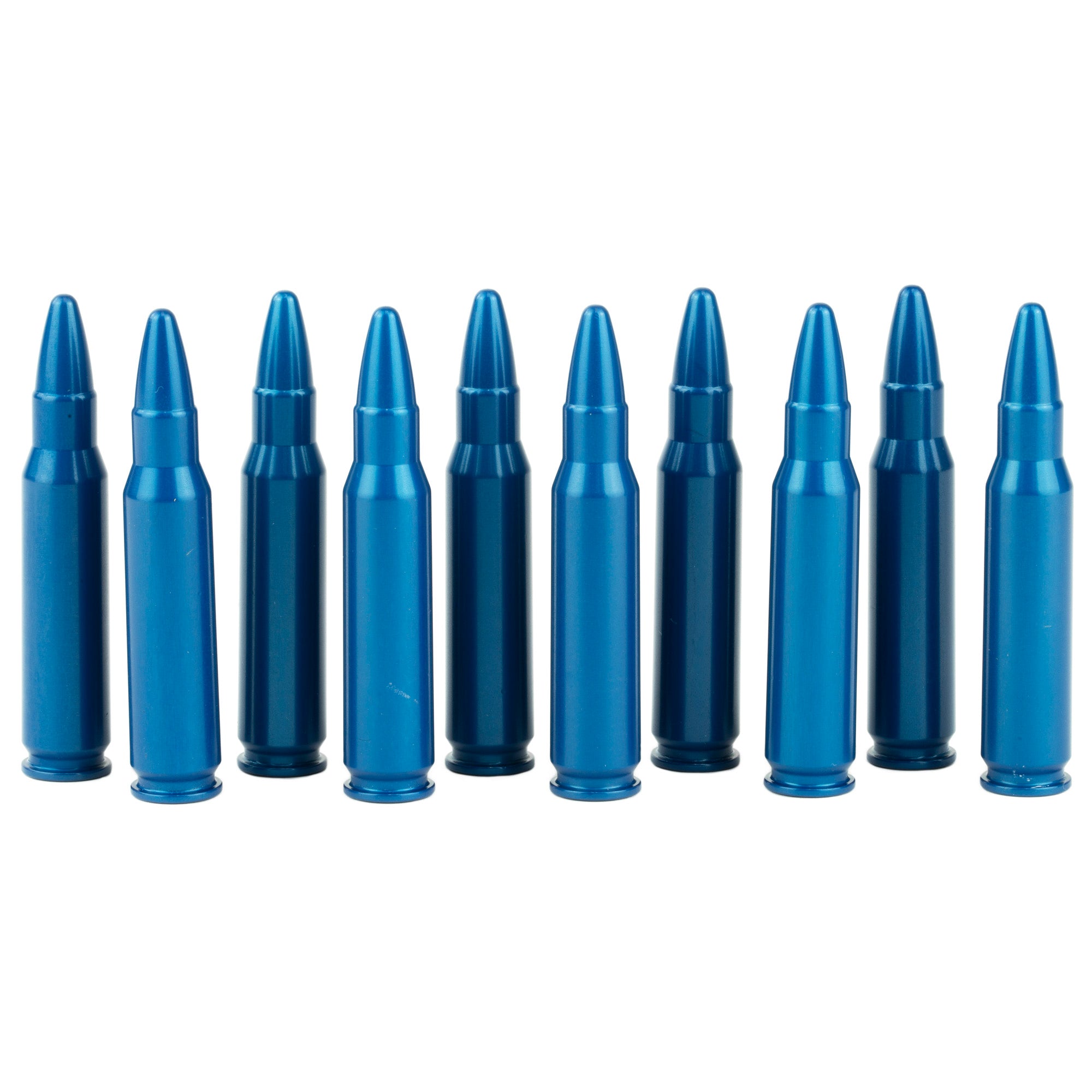 A-Zoom Snap Caps 308 Win - Blue Aluminum Dummy Rounds for Safe Practice and Testing