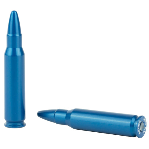 A-Zoom Snap Caps 308 Win - Blue Aluminum Dummy Rounds for Safe Practice and Testing
