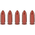 A-Zoom 9mm Snap Caps - Precision Aluminum Dummy Rounds for Safe Training and Function Testing, 5 Pack
