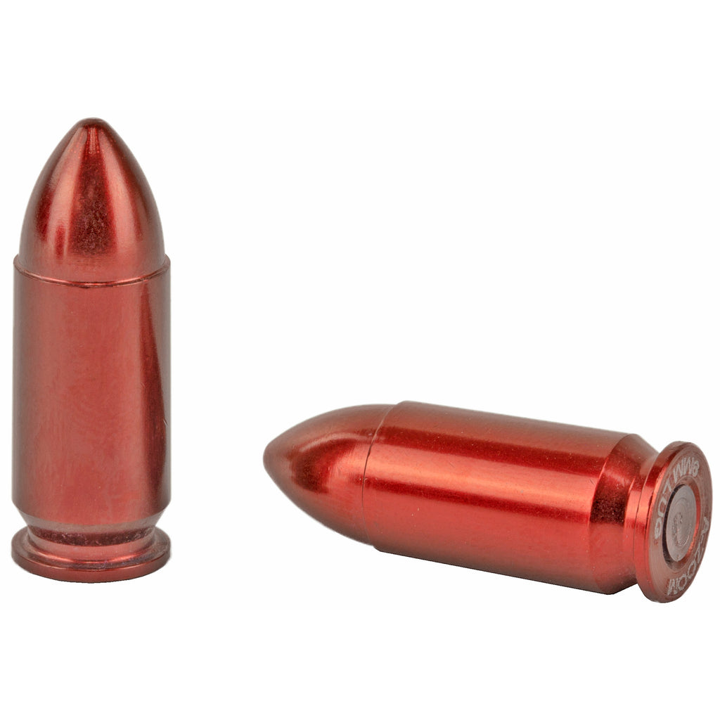 A-Zoom 9mm Snap Caps - Precision Aluminum Dummy Rounds for Safe Training and Function Testing, 5 Pack