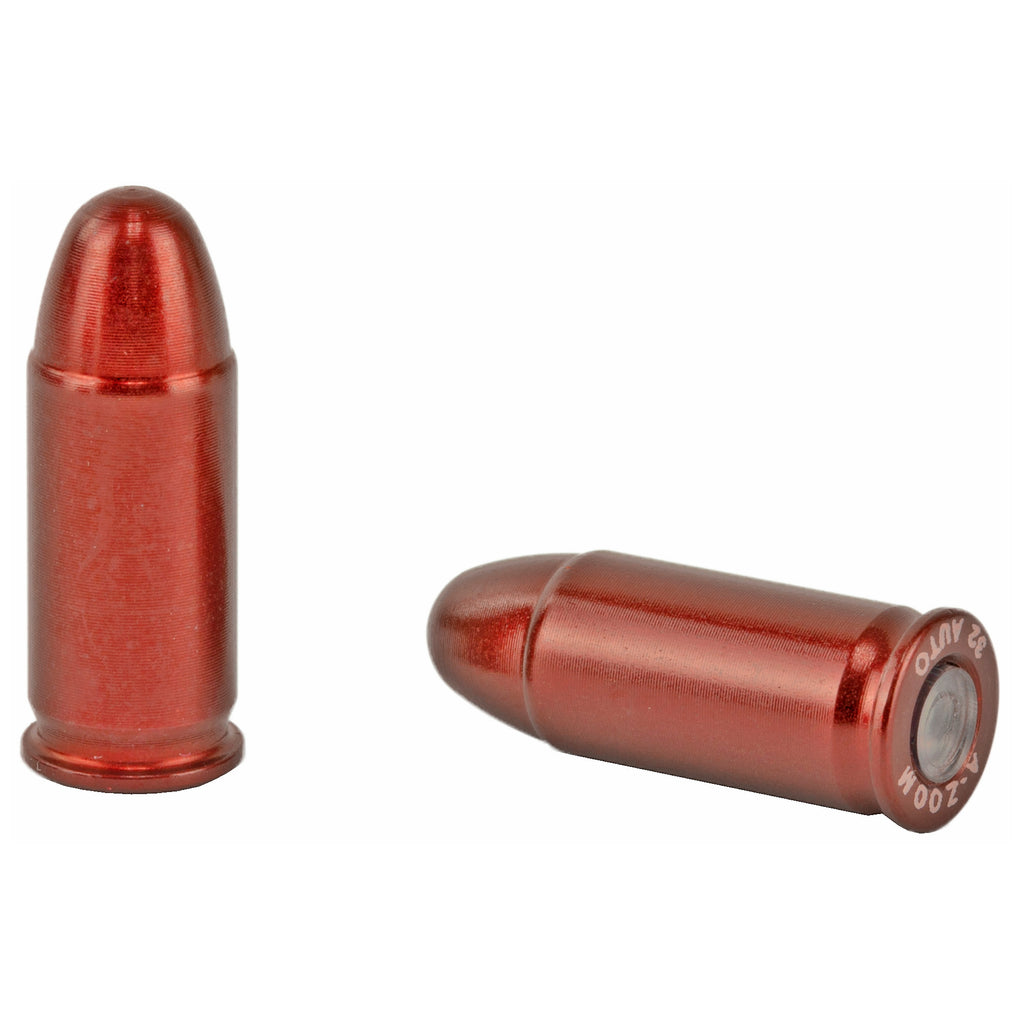 A-Zoom 15153 Red Aluminum 32 ACP Snap Caps - Training and Safety Dummy Rounds