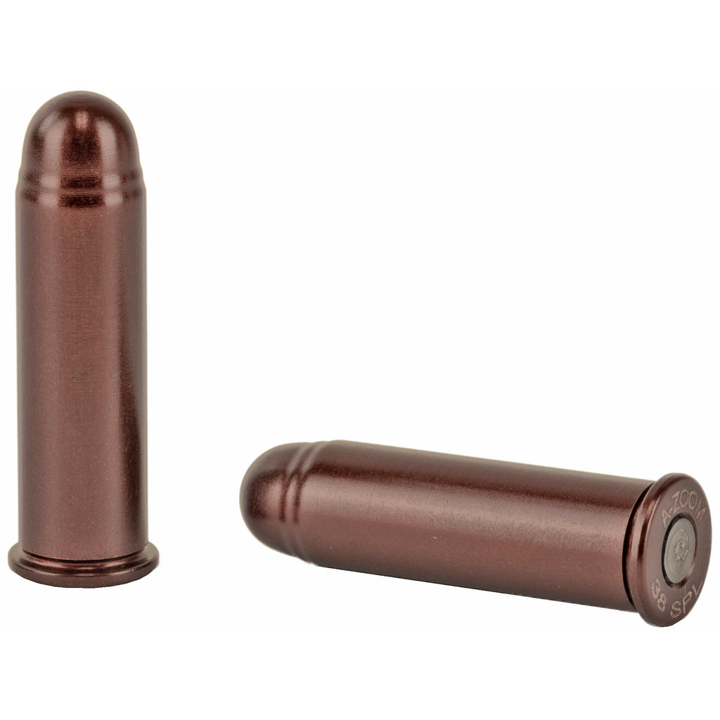 A-Zoom 38 Special Snap Caps - Precision Aluminum Training Rounds, Red, 6-Pack