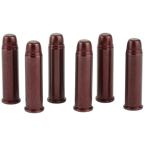 A-Zoom 357 Magnum Snap Caps - Red Aluminum Training Rounds (6 Pack)