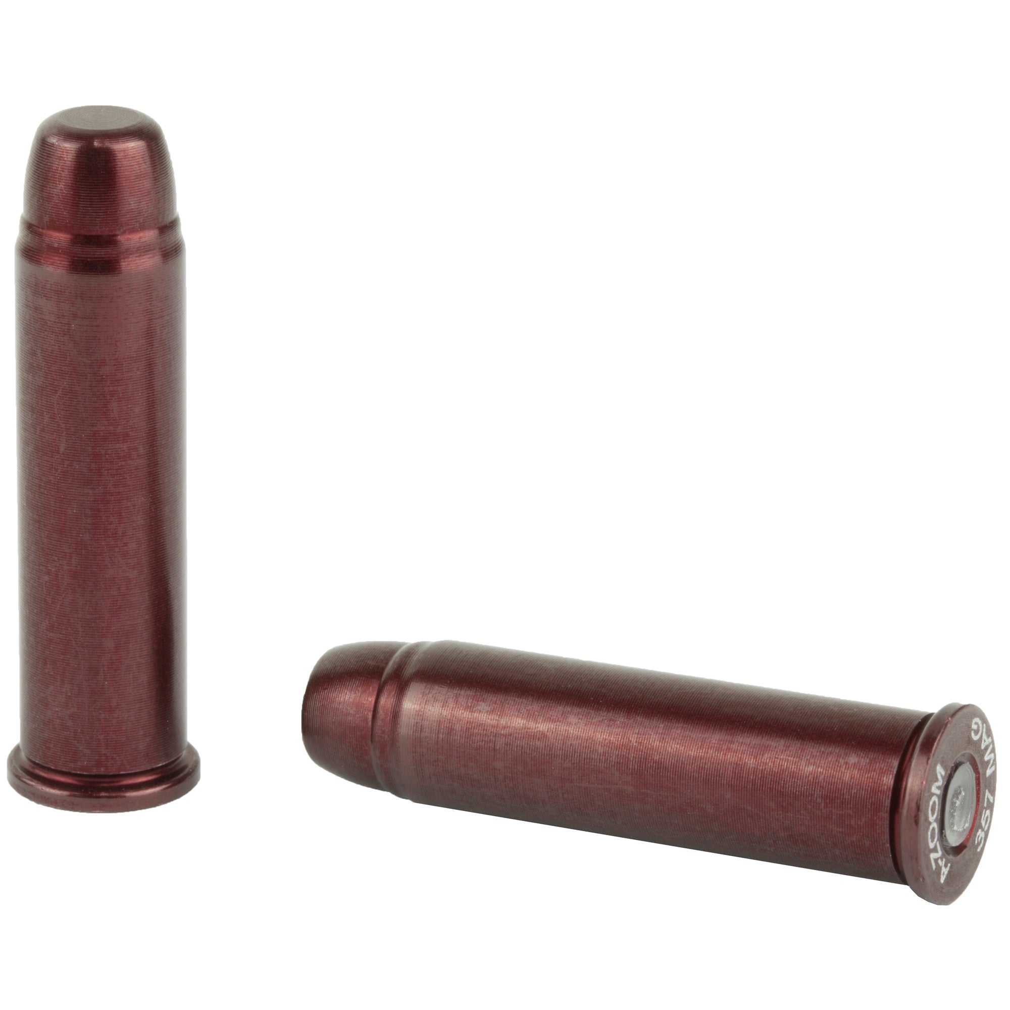 A-Zoom 357 Magnum Snap Caps - Red Aluminum Training Rounds (6 Pack)