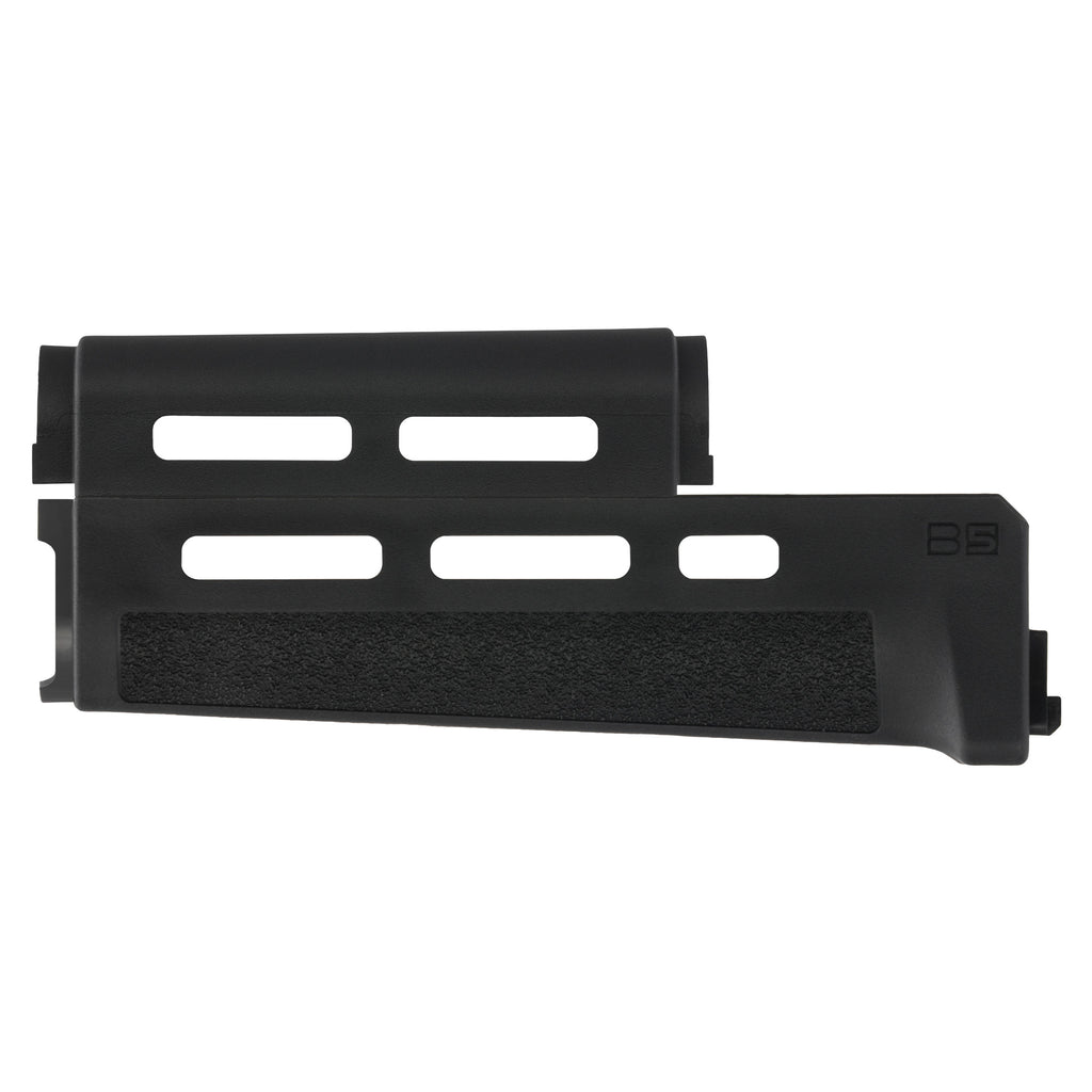 B5 Systems AK Handguard Standard Black with M-LOK Compatibility and Stainless Steel Heat Shield