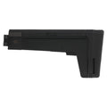 B5 Systems AK Stock 4.5mm Black – Adjustable Folding Stock with Optic Rail and Cushioned Buttpad