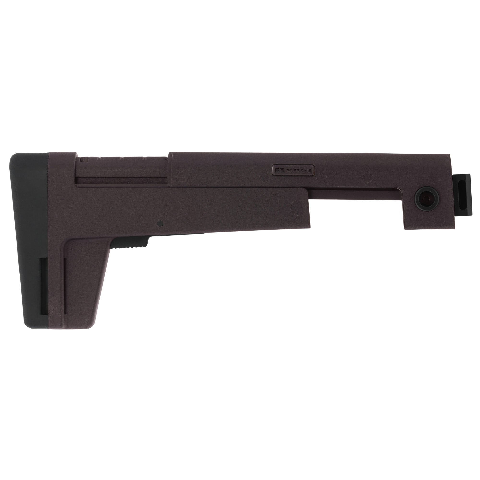 B5 Systems AK Stock 4.5mm in Plum with Adjustable Length and Optic Rail Cutout