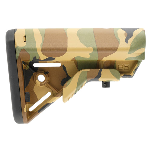 B5 Systems BRAVO Stock Mil-Spec Woodland Camo for Enhanced Rifle Performance