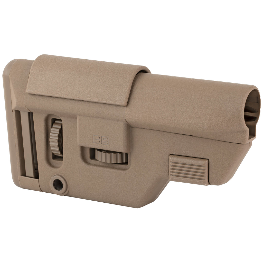 B5 Systems Collapsible Precision Stock Short in Flat Dark Earth (Part No. CPS-1401)