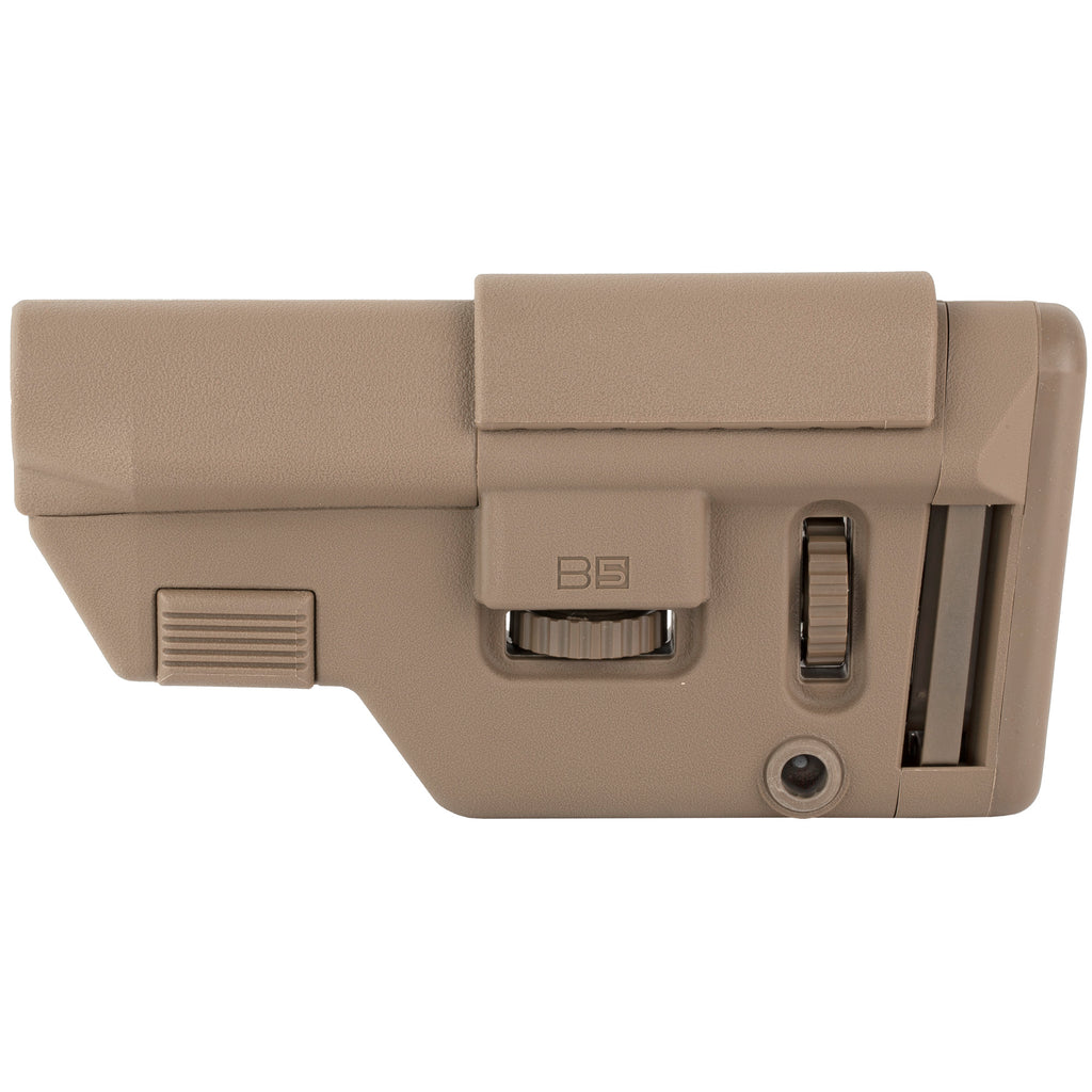 B5 Systems Collapsible Precision Stock Short in Flat Dark Earth (Part No. CPS-1401)