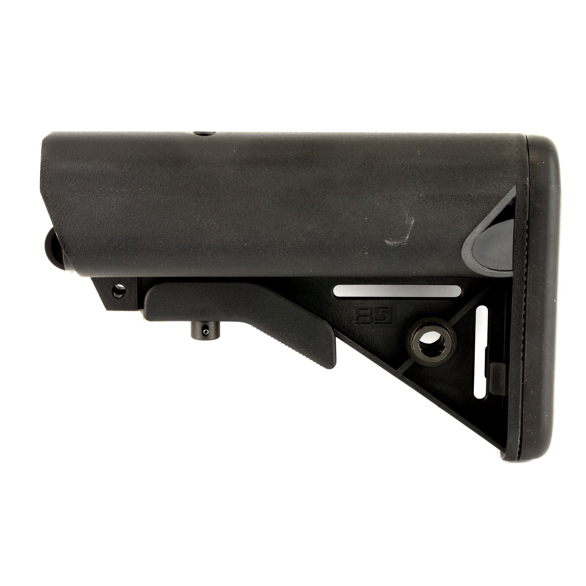 B5 Systems SOPMOD Mil-Spec Stock in Black - Durable Tactical Rifle Stock with Quick Disconnect Sling Mounts