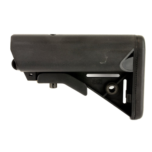 B5 Systems SOPMOD Mil-Spec Stock in Black - Durable Tactical Rifle Stock with Quick Disconnect Sling Mounts