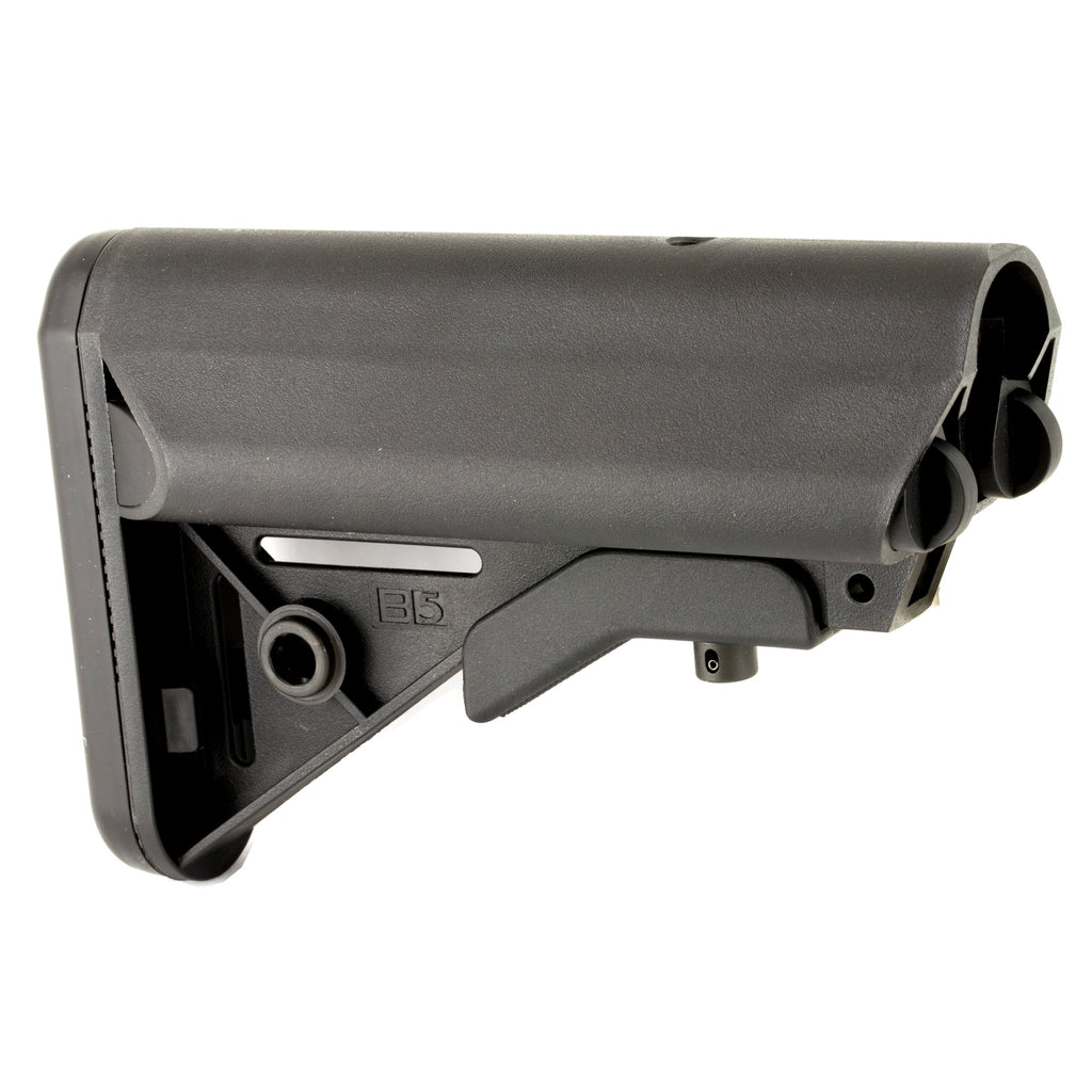 B5 Systems SOPMOD Mil-Spec Stock in Black - Durable Tactical Rifle Stock with Quick Disconnect Sling Mounts