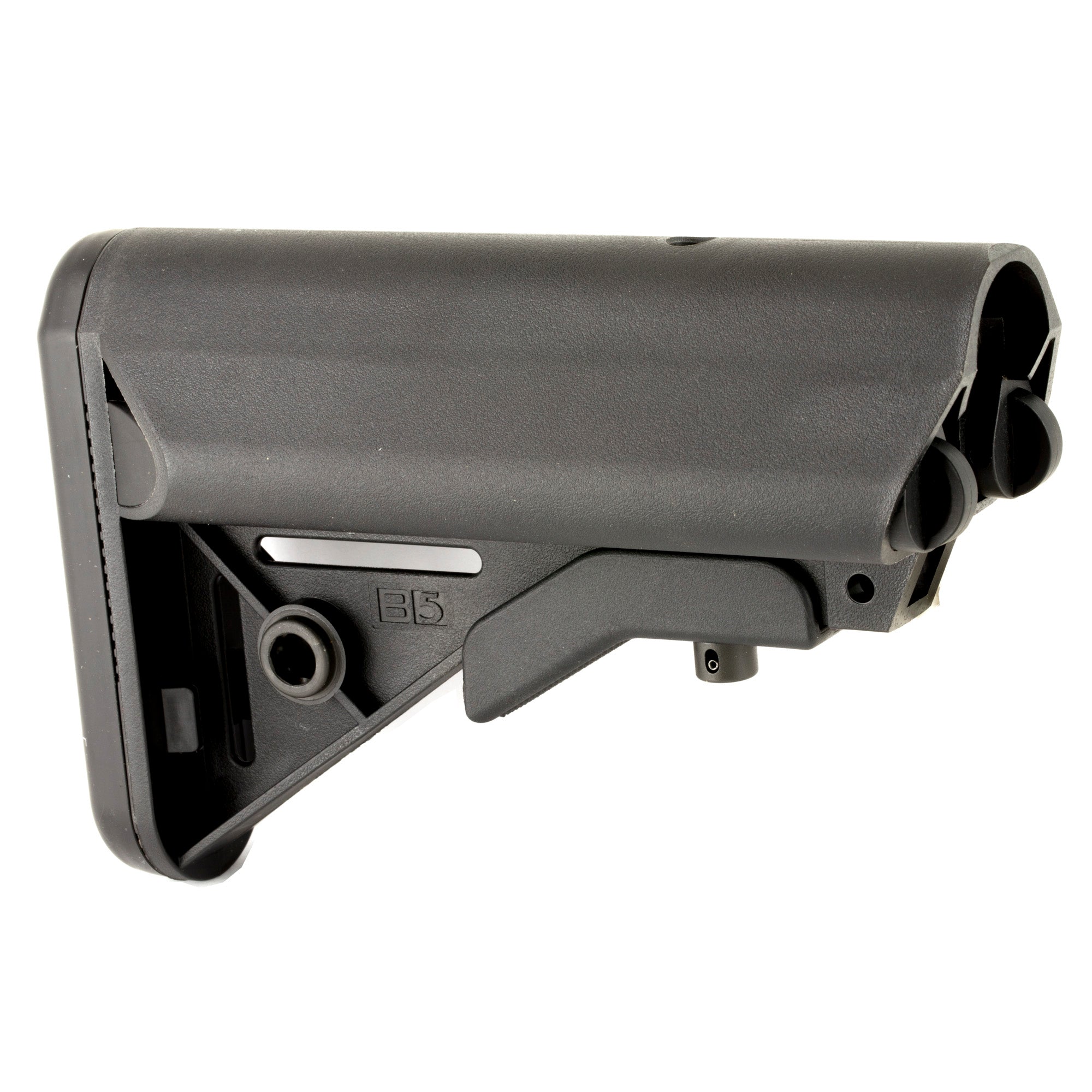 B5 Systems SOPMOD Mil-Spec Stock in Black - Durable Tactical Rifle Stock with Quick Disconnect Sling Mounts