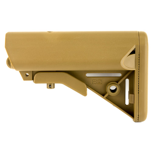B5 Systems SOPMOD Mil-Spec Coyote Stock - Enhanced Tactical Buffer Tube Assembly