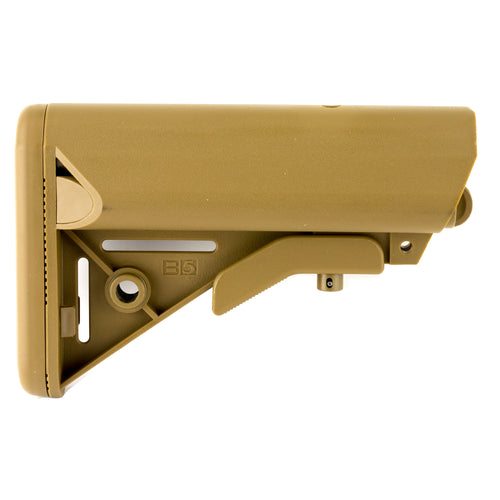 B5 Systems SOPMOD Mil-Spec Coyote Stock - Enhanced Tactical Buffer Tube Assembly