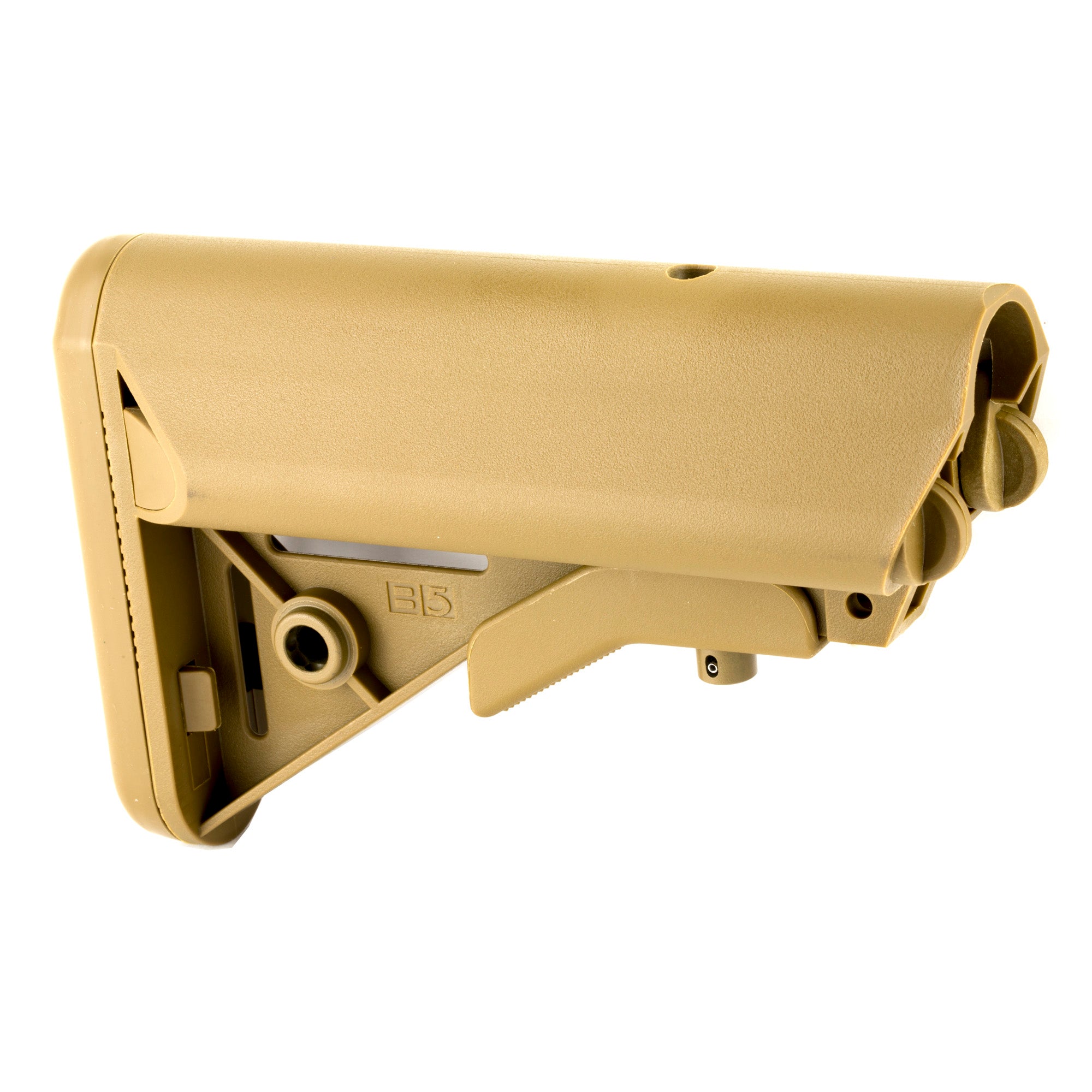 B5 Systems SOPMOD Mil-Spec Coyote Stock - Enhanced Tactical Buffer Tube Assembly