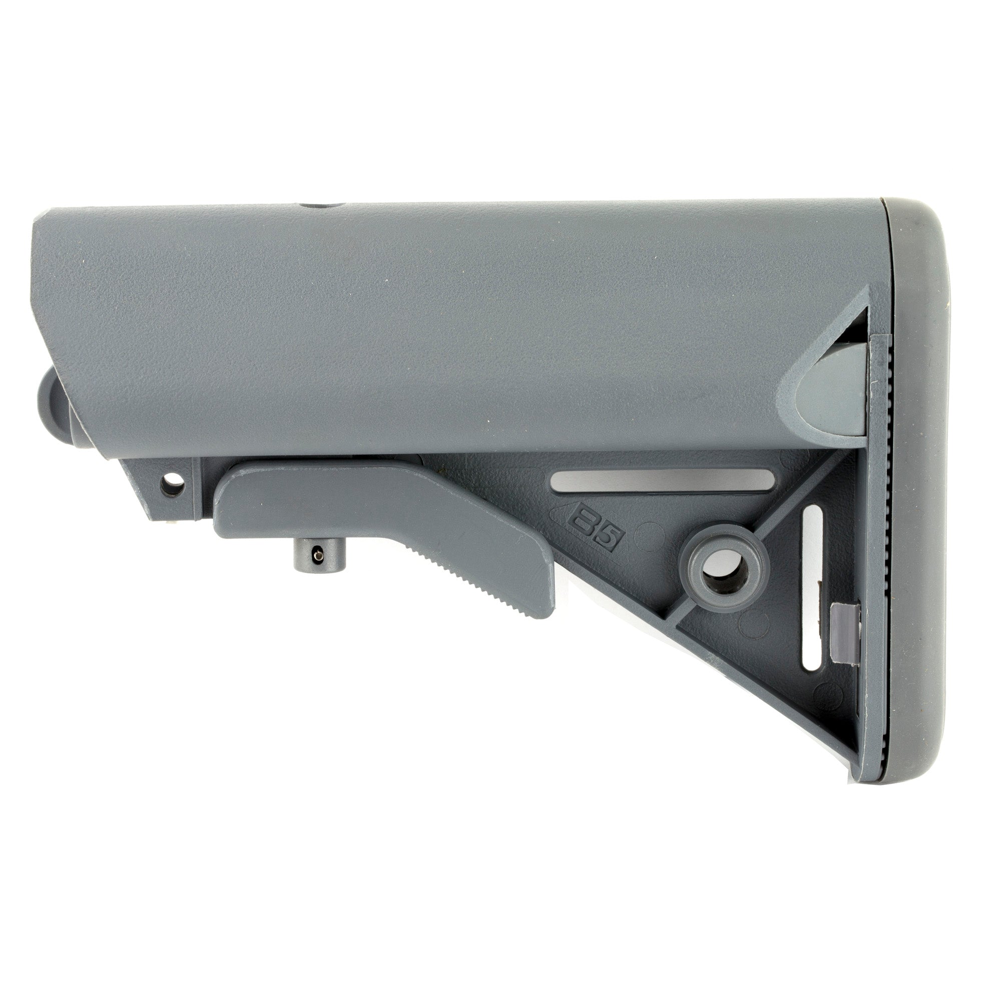 B5 Systems SOPMOD Mil-Spec Stock in Gray with Enhanced Features