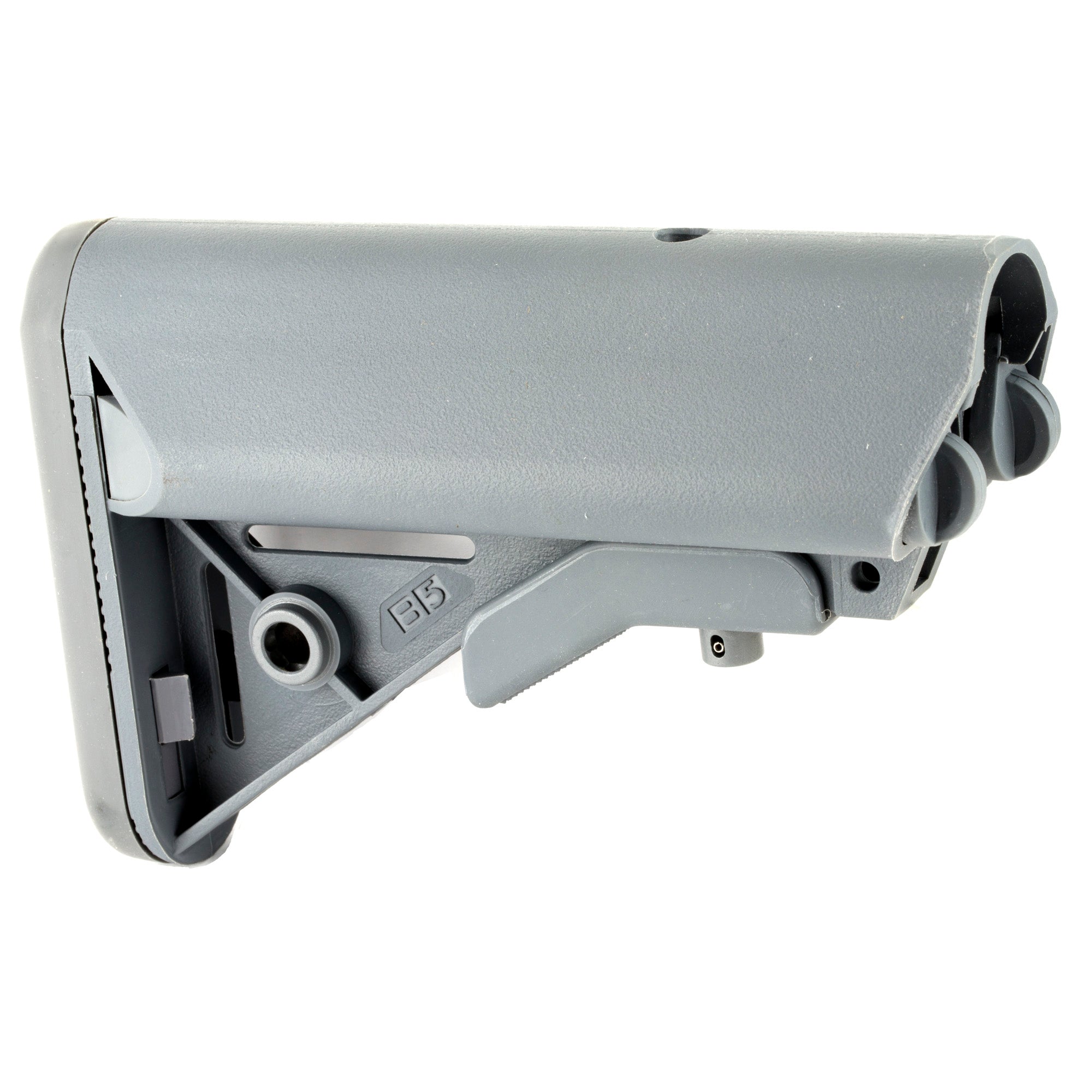 B5 Systems SOPMOD Mil-Spec Stock in Gray with Enhanced Features