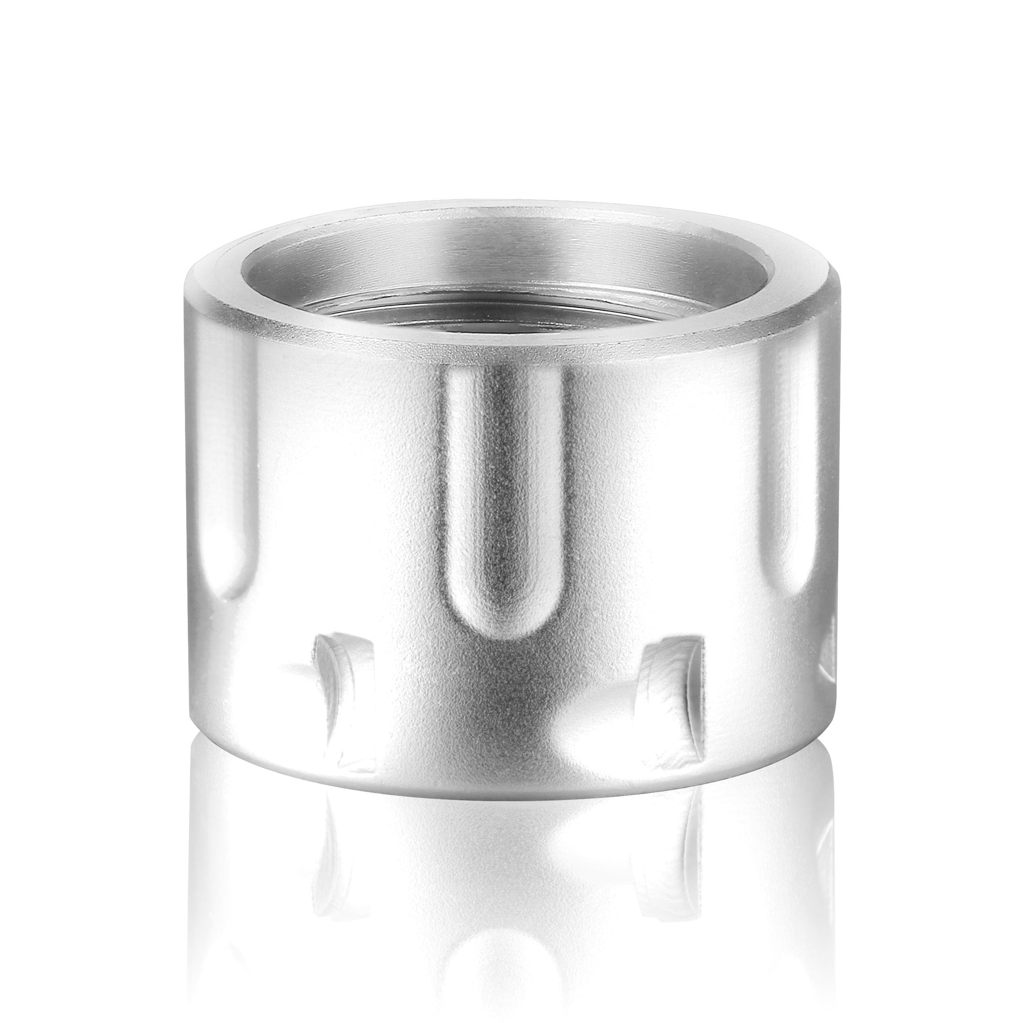 Backup Tactical Revolver Cylinder Silver Thread Protector - 1/2x28 Thread Pattern