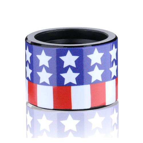 Backup Tactical Pistol Thread Protector, American Flag Finish, 1/2X28